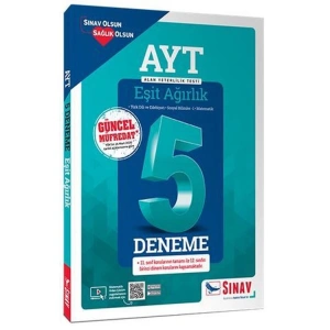 SINAV AYT EŞİT AĞIRLIK ÇÖZÜMLÜ 5 DENEME