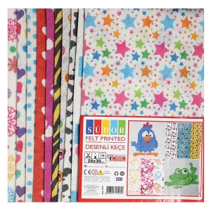 SÜDOR EV07 KEÇE DESENLİ 20X30 CM 10 LU