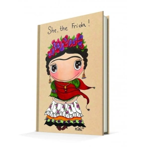 DEFFTER SHE THE FRIDA/ NİHİ SERT KAPAK A5 ÇİZGİLİ DEFTER 96 YP