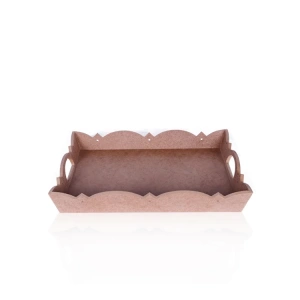 TEKNOPOİNT AHŞAP HOBİ TPS03 DELİKLİ TEPSİ