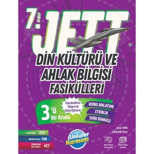 ÜNLÜLER KARMASI 7. SINIF JETT DİN KÜLTÜRÜ VE AHLAK BİLGİSİ FASİKÜLLERİ