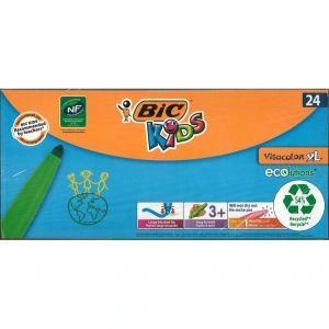 BİC KIDS VISACOLOR XL JUMBO KEÇELİ BOYA KALEMİ 24 RENK - 829005 (513781)