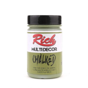 RİCH MDC-100-4568 MULTİ DECOR CHALKED 100 CC YAĞ YEŞİLİ