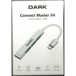 DARK DK-AC-USB310C CONNECT MASTER X4  4 PORT USB 3.0 HUB ÇOKLAYICI
