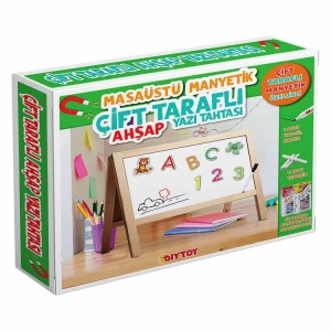 DİYTOY AT2243 MANYETİK ÇİFT TARAFLI AHŞAP YAZI TAHTASI