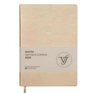 VICTORIAS JOURNALS 124-1427 14X20,5 SMYTH HAFTALIK AJANDA A5 - ALTIN