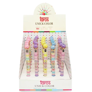 TAROS 2249 UNİCK COLOR RENKLİ BAŞLI KING&QUEEN VERSATİL KALEM