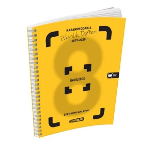 HIZ 8. SINIF İNGİLİZCE ETKİNLİKLİ DEFTERİ