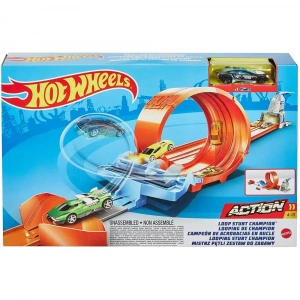 MATTEL GBF81/GTV13 HOT WHEELS ŞAMPİYONLUK PARKURU YARIŞ SETİ ÇEMBER AKROBASİ PİSTİ