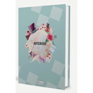 KORİDOR NOTEBOOK 14X20cm BEZ CİLT KAPAKLI ÇİZGİLİ DEFTER - 3