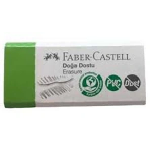 FABER CASTELL DOĞA DOSTU DUST-FREE  PVC-FREE YEŞİL SİLGİ