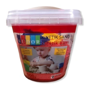 SÜDOR KS02-3 KİNETİK KUM KOVALI 500 G KIRMIZI
