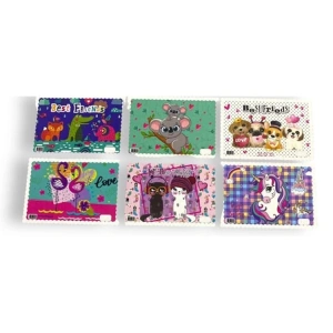 PIANO 557386 ÖĞRENCİ PEÇETESİ/BESLENME ÖRTÜSÜ DESENLİ (KIZ) TEKLİ