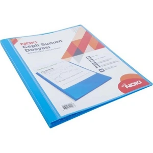 NOKI SUNUM DOSYASI CEPLİ 60LI MAVİ