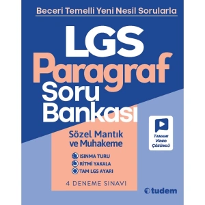 TUDEM 8. SINIF LGS PARAGRAF SORU BANKASI