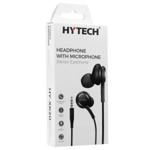 HYTECH HY-XK20 MOBİL TELEFON UYUMLU KULAK İÇİ MİKROFONLU KULAKLIK SİYAH