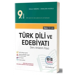 EİS 9. SINIF TÜRK DİLİ VE EDEBİYATI DERS ANLATIM FÖYÜ