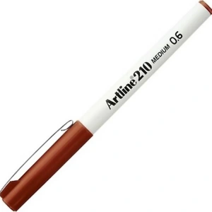 ARTLINE EK-210N KEÇE UÇLU YAZI KALEMİ 0.6mm KAHVERENGİ