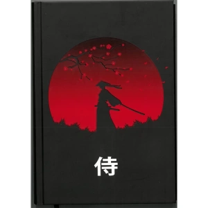 DEFFTER JAPANESE/ SAMURAY SERT KAPAK A5 ÇİZGİLİ DEFTER 96 YP