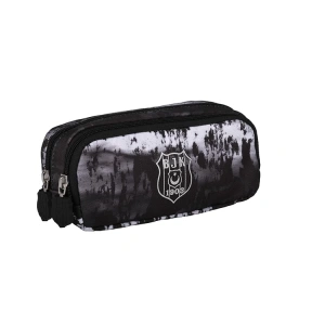 ME BEŞİKTAŞ 24321 İKİ BÖLMELİ BATİK DETAYLI KALEM ÇANTASI SİYAH