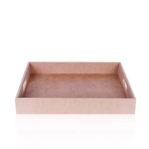 TEKNOPOİNT AHŞAP HOBY TPS51 DİKDÖRTGEN DERİN TEPSİ BÜYÜK