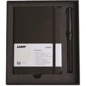 LAMY B4MS-317  A6 DEFTER+ MAT SİYAH ROLLER KALEM SETİ