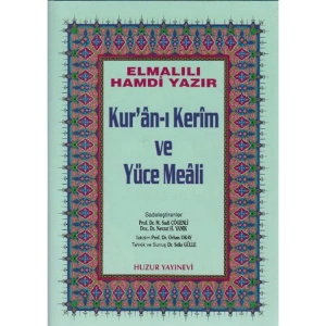 KURANI KERİM YÜCE MEALİ KÜÇÜK BOY (MAVİ)