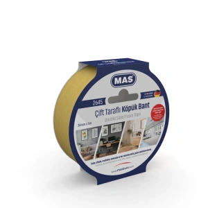 MAS 2645 ÇİFT TARAFLI KÖPÜK BANT 38mmx5m