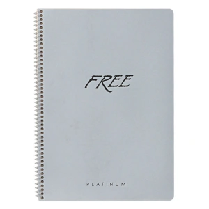 KESKİN FREE PLATİNUM PP KAPAK DEFTER A4 100 YP. KARELİ