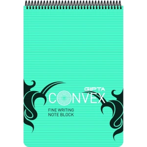 GIPTA CONVEX  A6 SPİRALLİ PP KAPAK BLOKNOT 100 YP. KARELİ DEFTER