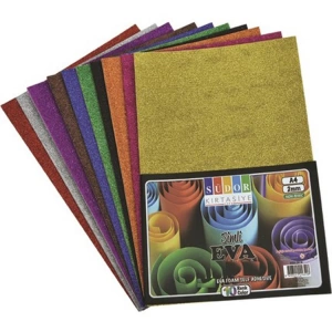 SÜDOR SK01 EVA 20X30 CM 2 MM 10LU KARIŞIK RENK SİMLİ
