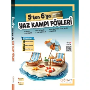 GÜNAY BUMERANG 5 TEN 6YA GEÇENLER İÇİN YAZ KAMPI FÖYLERİ