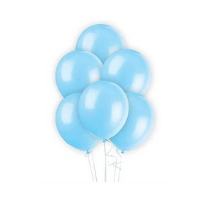 AS BALON 12 iNÇ DÜZ AÇIK MAVİ 100lü