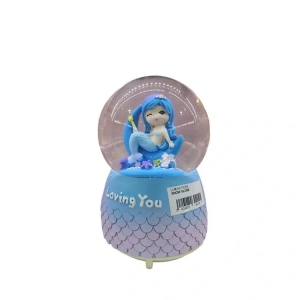 CEREN HDY0209 ORTA BOY (B) HEDİYELİK MÜZİKLİ IŞIKLI KAR ATAN KAR KÜRESİ (PİLLİ) LOVING YOU DENİZKIZI