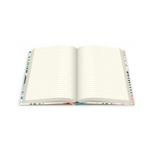 DEFFTER PARADISE / FLAMINGO , FLOWERS SERT KAPAK A5 ÇİZGİLİ DEFTER 96 YP