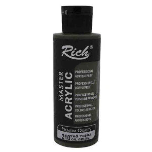 RİCH AKR-120-210 AKRİLİK BOYA 120 CC YAĞ YEŞİLİ