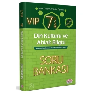 EDİTÖR 7.SINIF VIP DİN KÜLTÜRÜ VE AHLAK BİLGİSİ SORU BANKASI