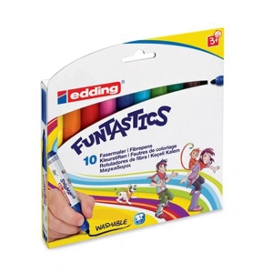 EDDING ED14K10 FUNTASTICS KEÇE UÇLU KALEM KALIN 10LU