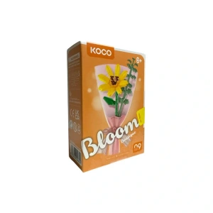 SUNMAN KOCO NO.01033 BLOOM BOUTIQUE FLOWER SERİSİ 09- BUKET ÇİÇEK LEGO YAPIM SETİ 142 PARÇA 6+