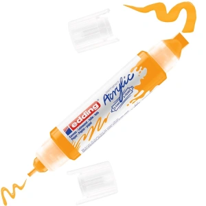 EDDING 5400 NO:906 3D DOUBLE LINER AKRİLİK KALEM GÜNEŞ SARI