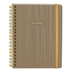 VICTORIAS JOURNALS 0068 BE CRATIVE 17x24cm SPİRALLİ SERT KAPAK 90gr. 96YP. ÇİZGİLİ DEFTER