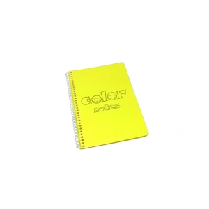 ODAK 14X20 COLOR NOTES PP KAPAK SPİRALLİ RENKLİ DEFTER 50 YP.