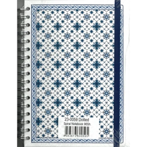 VICTORIAS JOURNALS 0059 17x24cm SPİRALLİ SERT KAPAK 90gr. 96YP. NOKTALI DEFTER