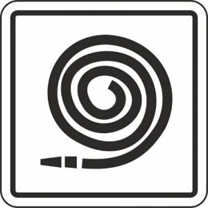 EKSTRAFİX 212 YÖNLENDİRME/UYARI LEVHASI 12x12cm YANGIN HORTUMU