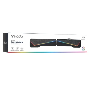 MİKADO MD-S157 2.0 5Wx2CH RGB LEDLİ SİYAH MULTİMEDİA SOUNDBAR SPEAKER