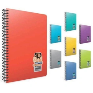 GIPTA DEFTER TB A4 SPİRALLİ PP KAPAK 150 YP. 3+1 AYRAÇLI DEFTER