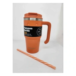 SHOTAY HANDLE PİPETLİ/PİPETSİZ KULLANIM ÇELİK MUG 8169 650 ML