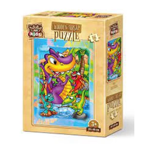 ART PUZZLE BALIKÇI DİNAZORLAR 16 PARÇA