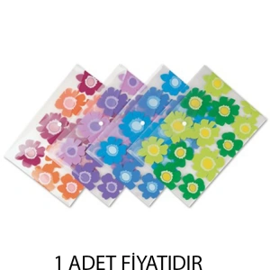 COMIX  A1830 ÇİÇEK DESENLİ ÇITÇITLI DOSYA