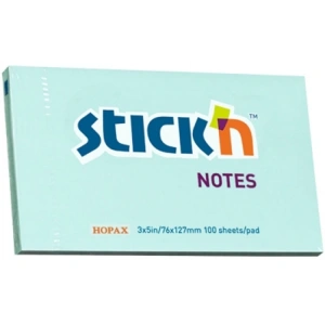 GIPTA STICKN 76X127 PASTEL MAVİ YAPIŞKANLI NOTLUK 100 YP.